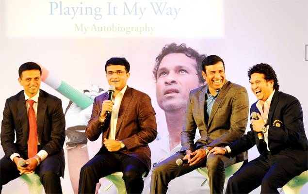 Fab Four of Indian cricket - Dravid, Ganguly, Laxman and Tendulkar.