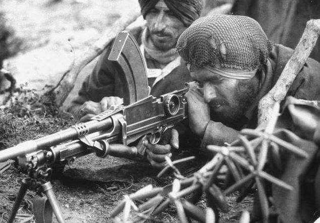 Indian soldiers during the 1962 India-China war. (Getty Images photo)