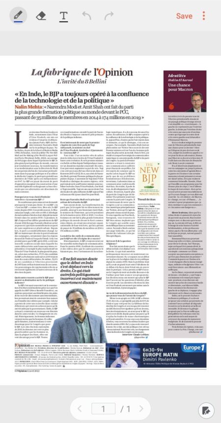 En Inde, le BJP a toujours opéré à la confluence de la technologie et de la politique