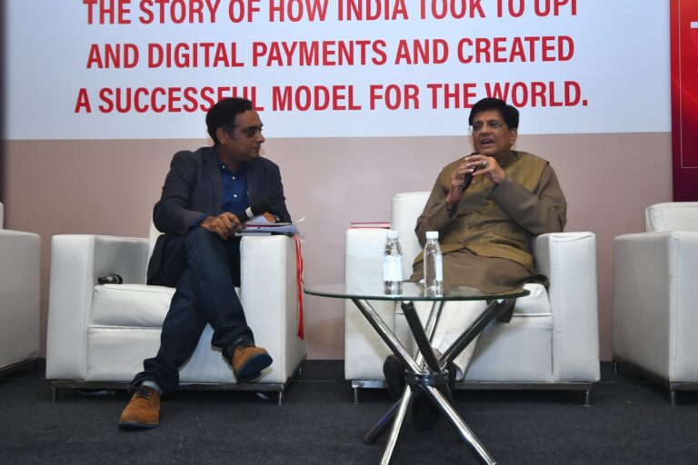 India is a 30-30-30 story, says Piyush Goyal at Nalin Mehta’s book launch